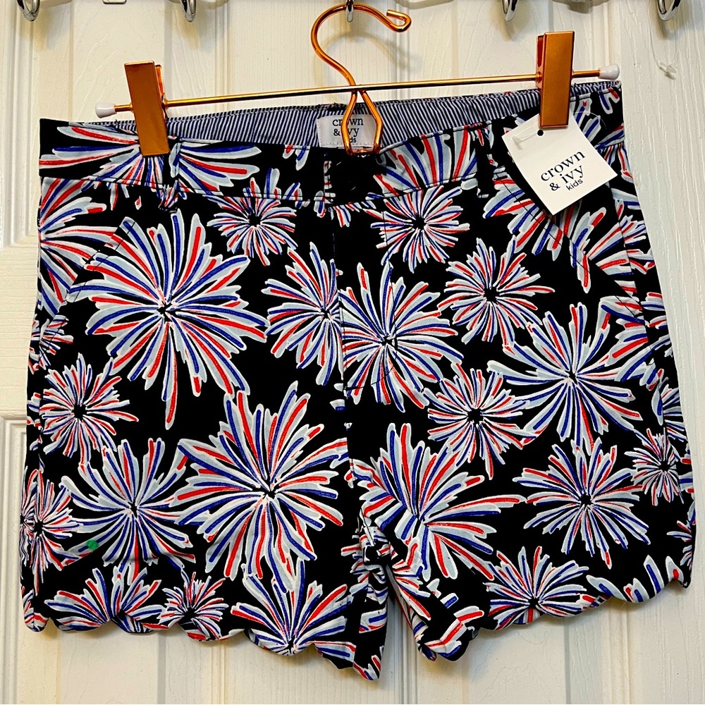 Crown and Ivy girls shorts size:14 NWT